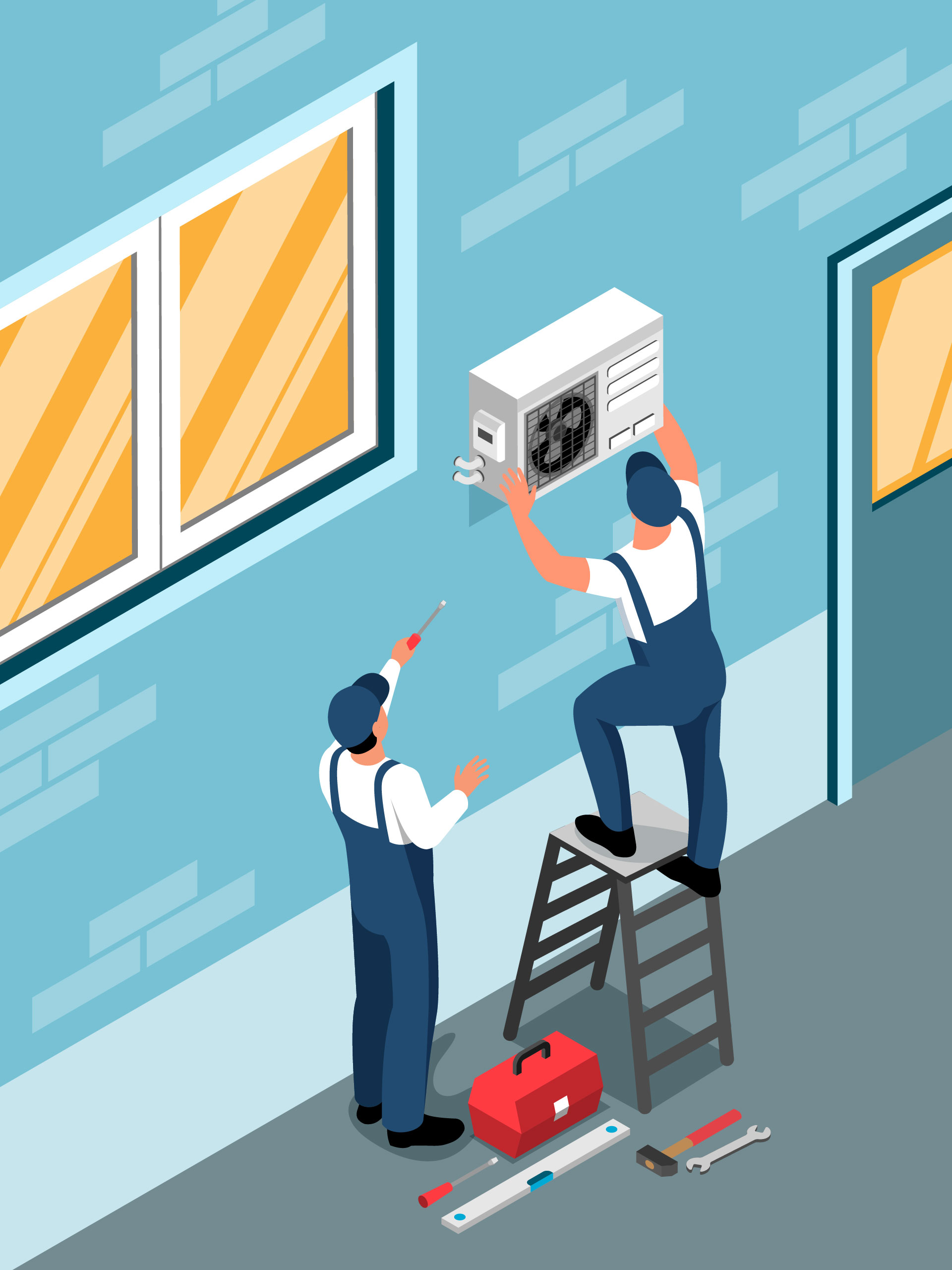 Ilustracja klimatyzacji